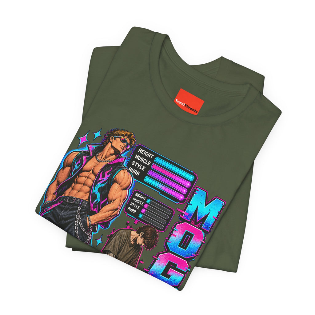 MOGGED Funny Y2K Graphic T-Shirt