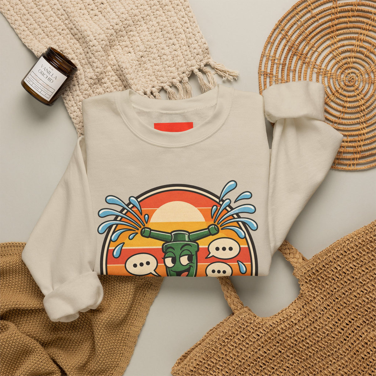 Fluent In Lawn Gossip Funny Gardening Sweatshirt
