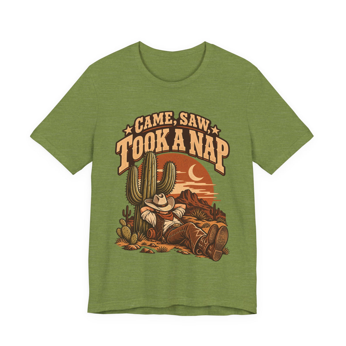 Came, Saw, Took A Nap Funny Self-Deprecating T-Shirt