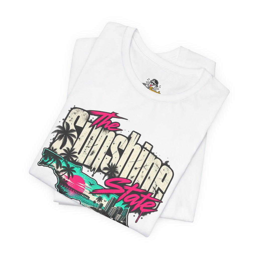 The Sunshine State Funny Minimalist Typography T-Shirt