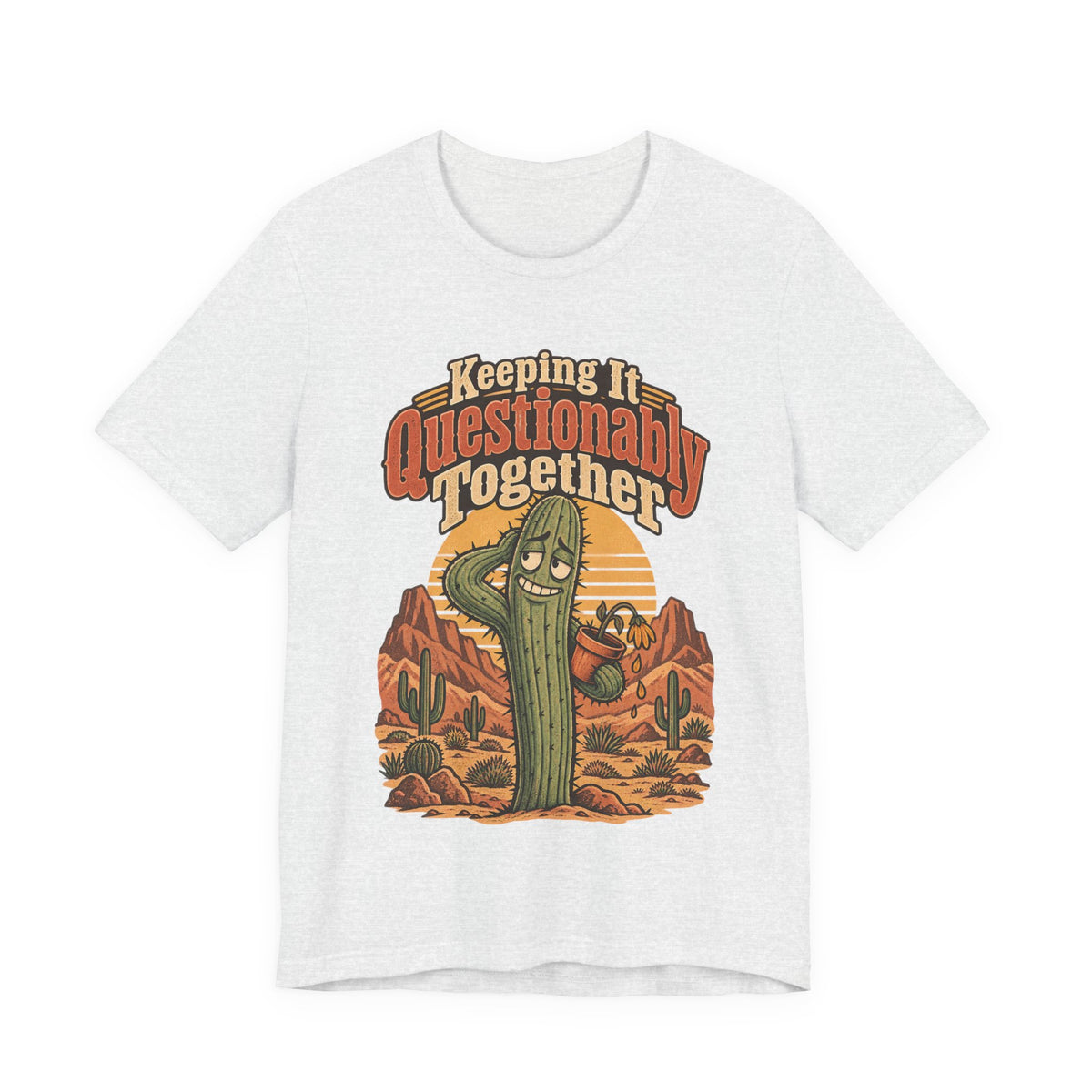 Keeping It Questionably Together Funny Western Ranch T-Shirt