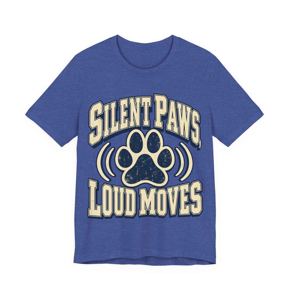 Silent Paws, Loud Moves Funny Cat Lover T-Shirt