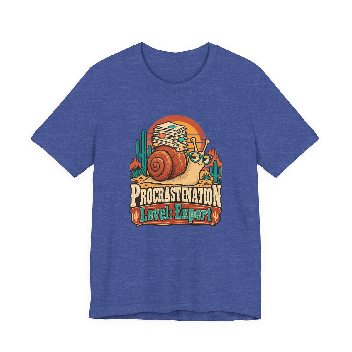 Procrastination Level: Expert Funny Student T-Shirt