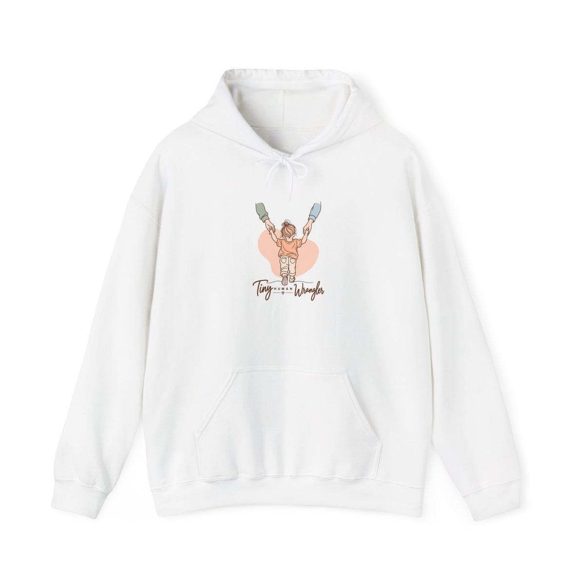 Tiny Human Wrangler Funny Parent Hoodie