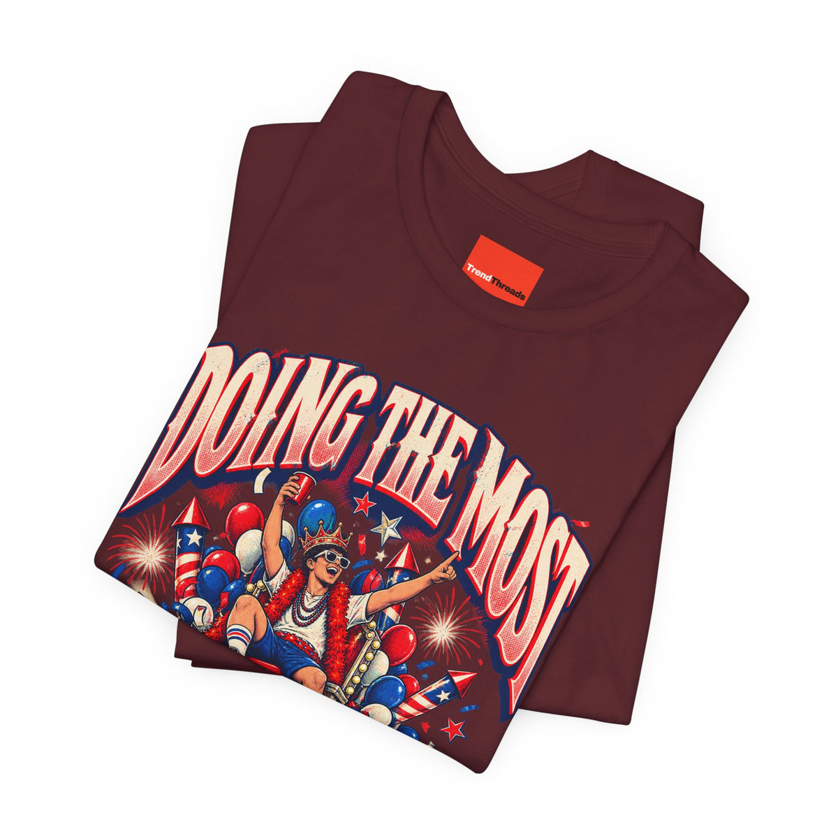 DOING THE MOST Funny Retro Vintage T-Shirt