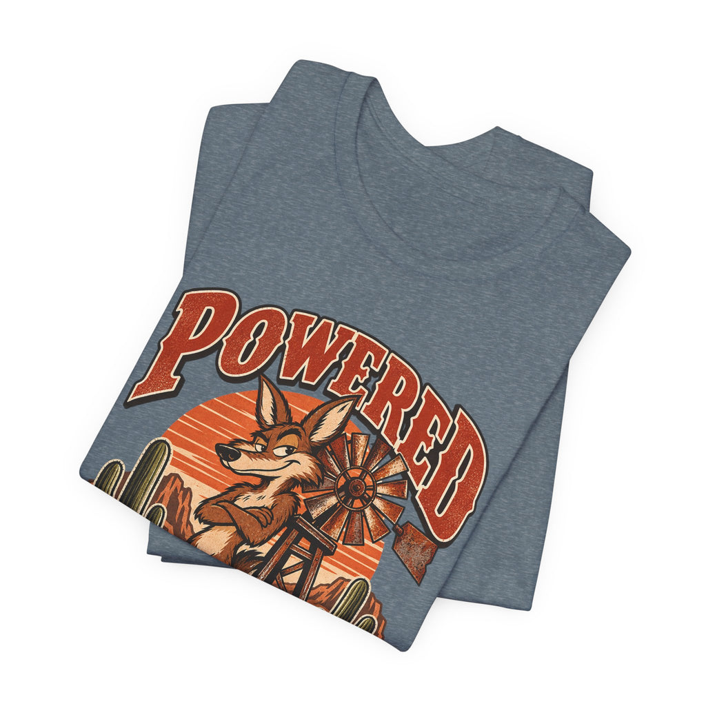 Powered By Passive Aggression Funny Western Ranch T-Shirt