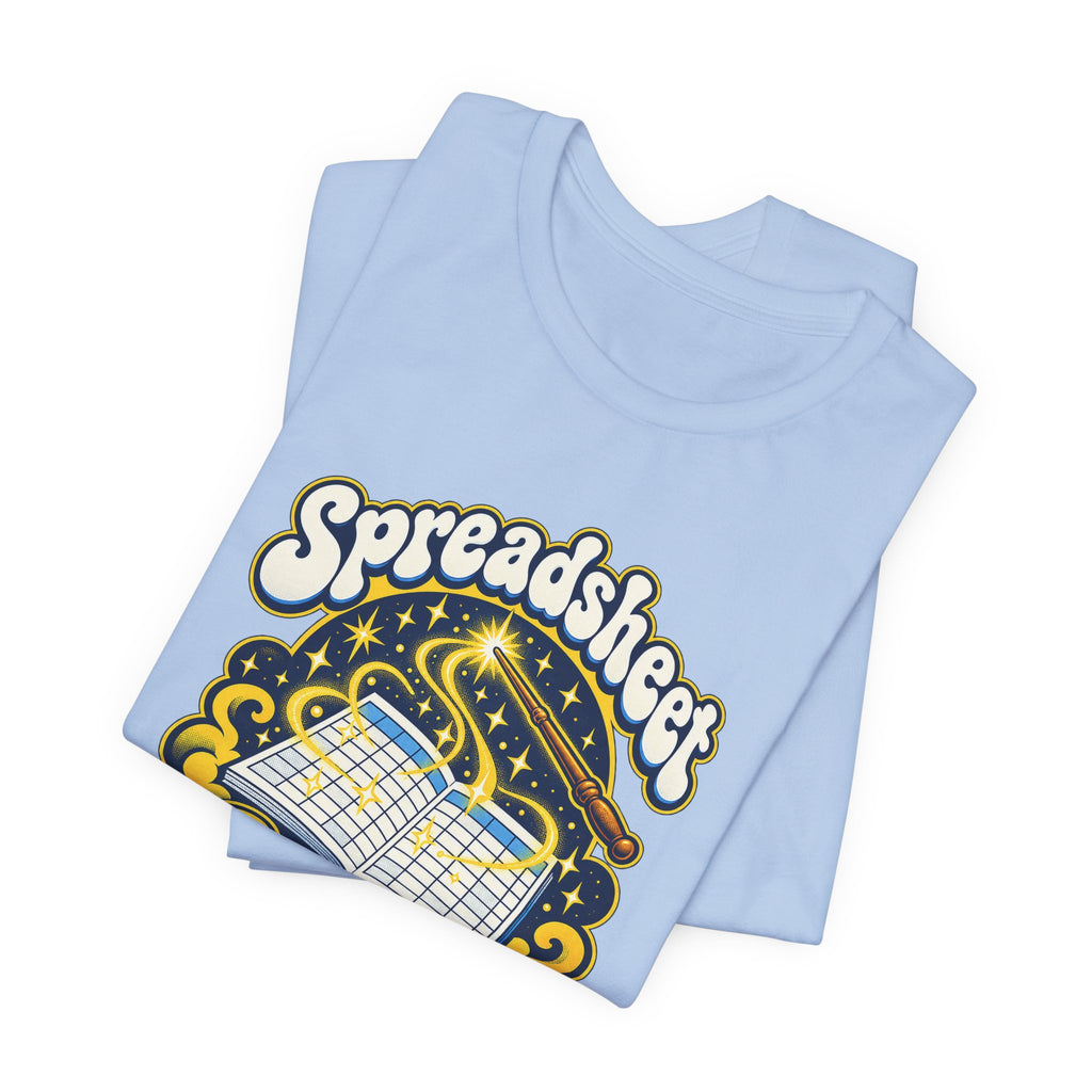 Spreadsheet Sorcery Unleashed Funny Office Humor T-Shirt