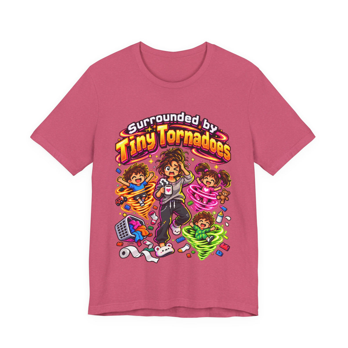 Surrounded by Tiny Tornadoes Funny Parent T-Shirt