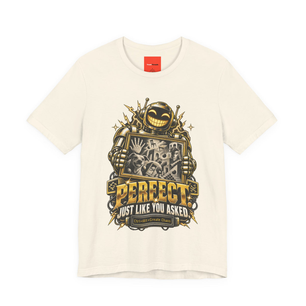 Ctrl+Alt+Create Chaos Funny Programmer T-Shirt