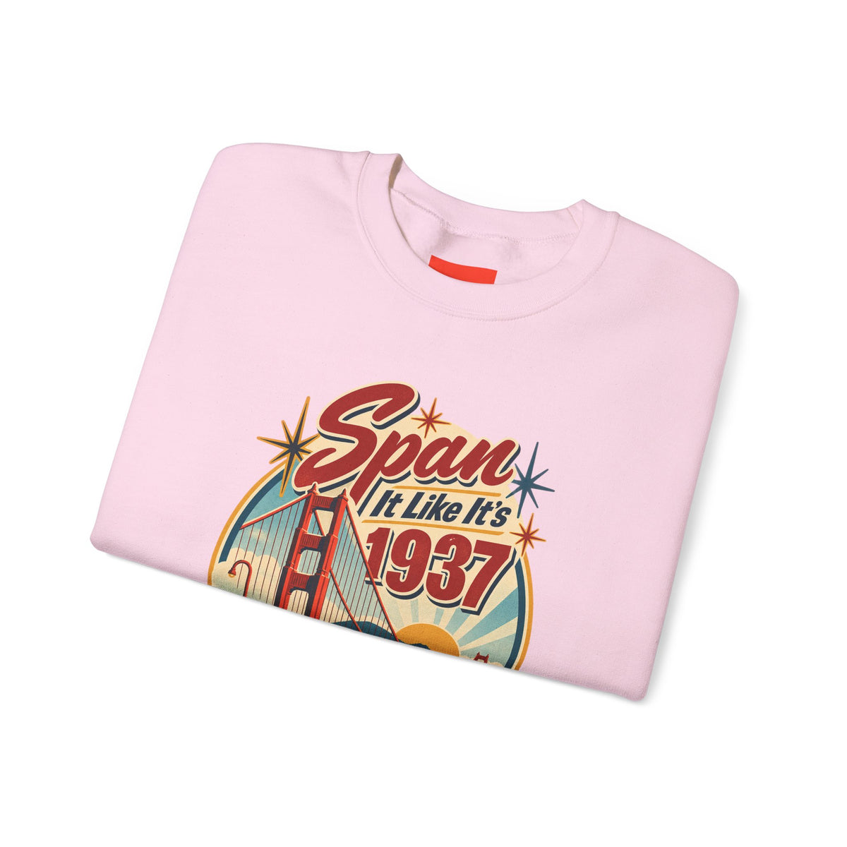 Span It Like It’s 1937 Funny Retro Sweatshirt