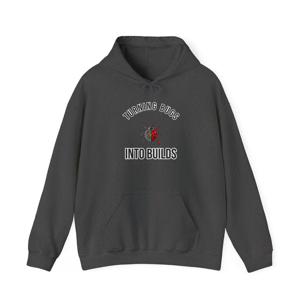 Turning Bugs into Builds Funny Programmer Hoodie
