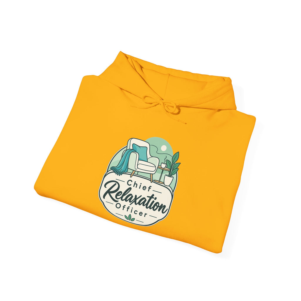 Chief Relaxation Officer Funny Office Hoodie