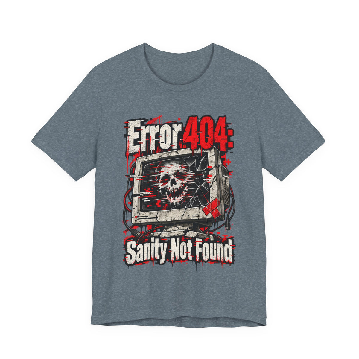 Error 404: Sanity Not Found Funny Tech T-Shirt