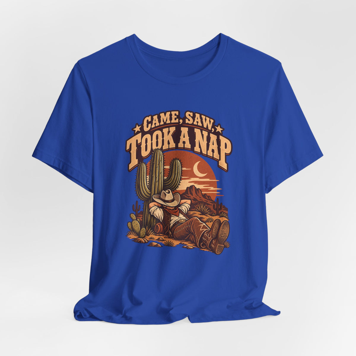 Came, Saw, Took A Nap Funny Self-Deprecating T-Shirt