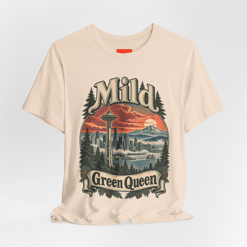 Mild Green Queen Funny Sarcastic Retro T-Shirt