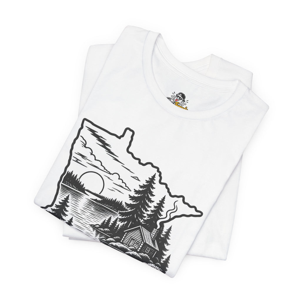 Land of 10,000 Lakes Funny Retro Vintage T-Shirt