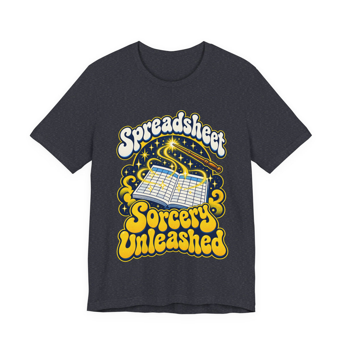 Spreadsheet Sorcery Unleashed Funny Office Humor T-Shirt