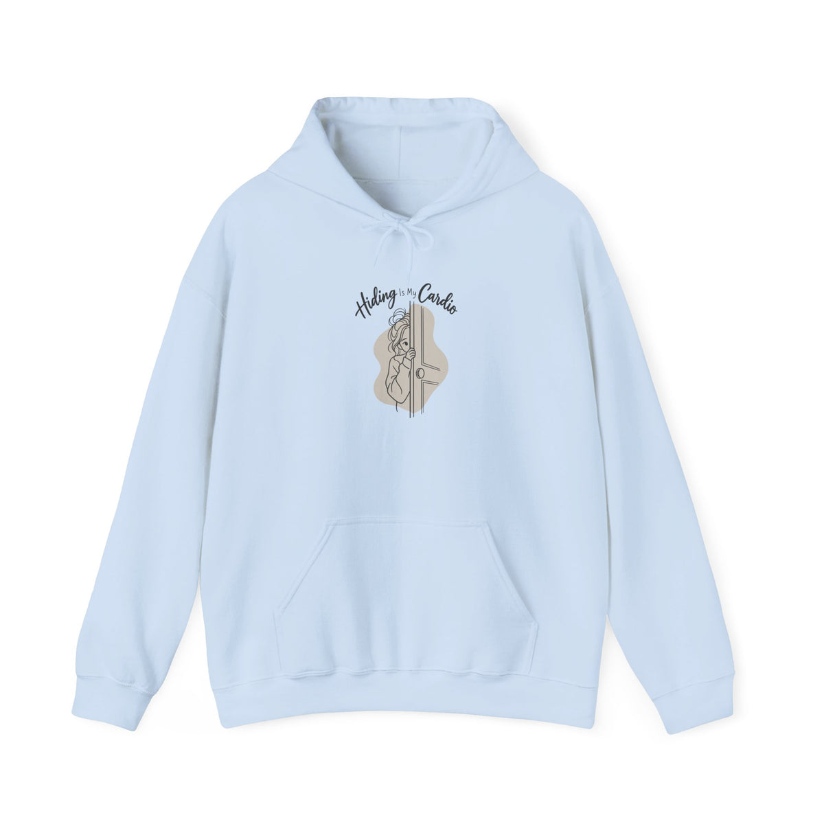 Hiding Is My Cardio Funny Introvert Hoodie