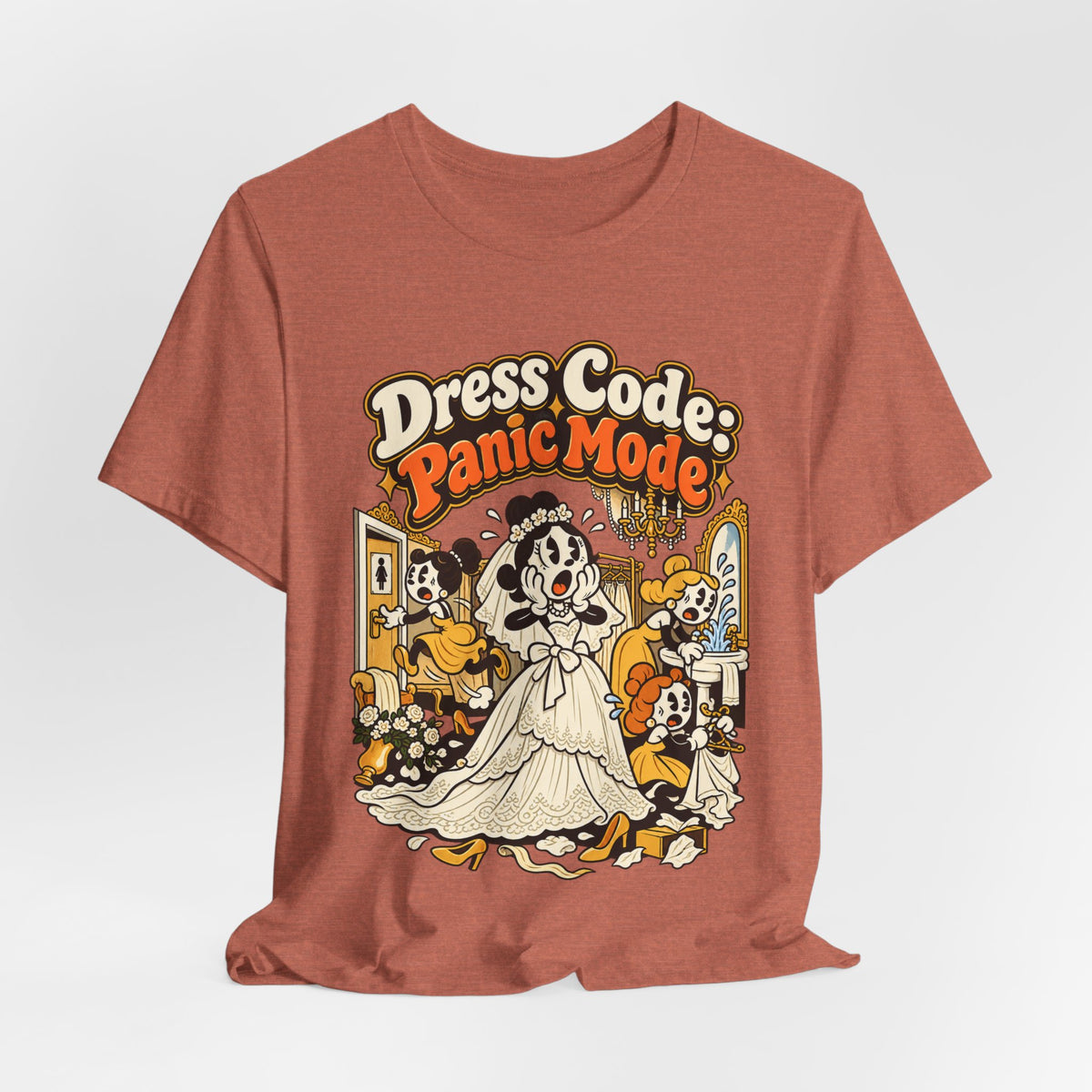 Dress Code: Panic Mode Funny Sarcastic T-Shirt