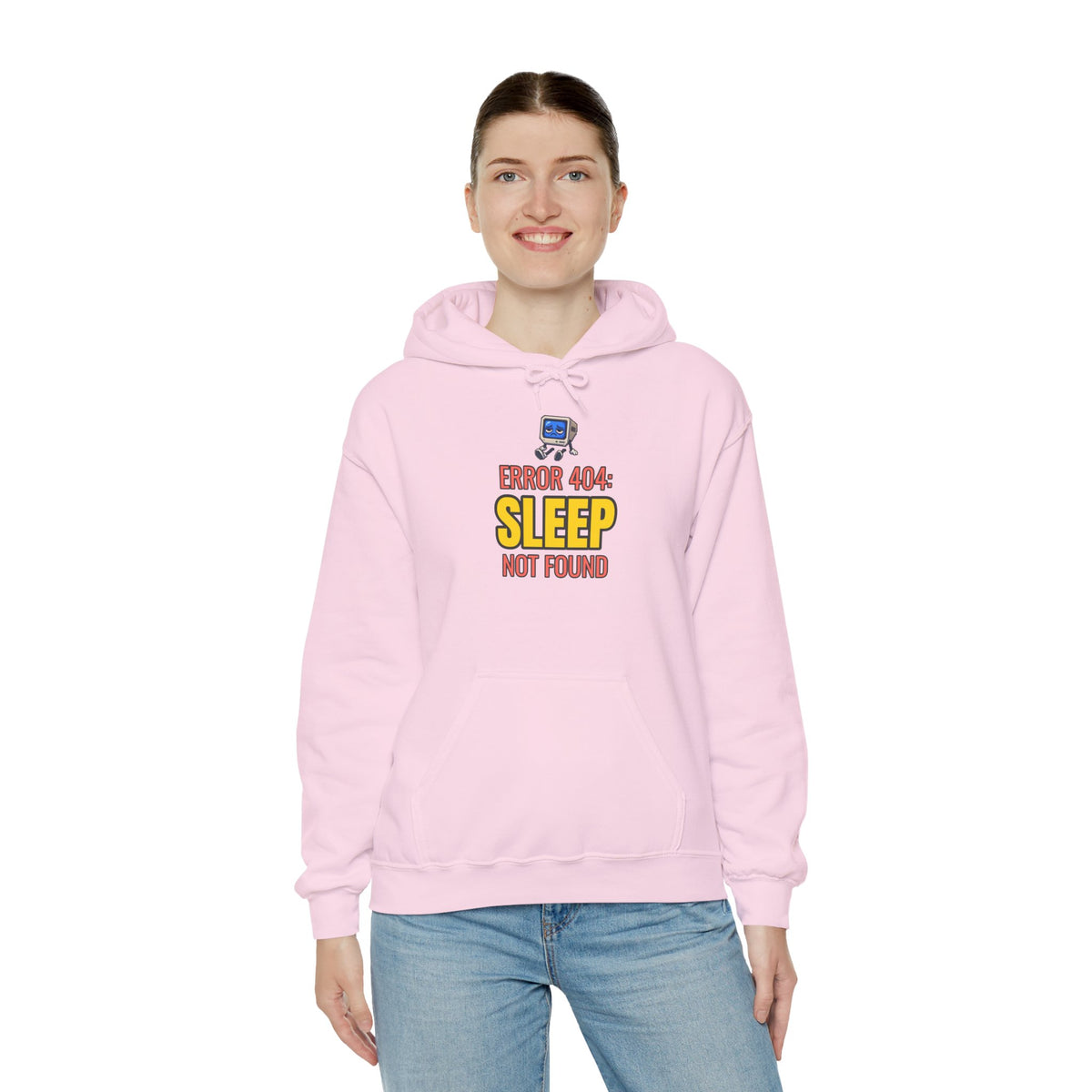 Error 404: Sleep Not Found Funny Programmer Hoodie